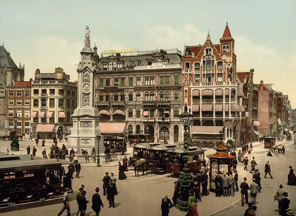 dam square, amsterdam, photochrom-60599.jpg